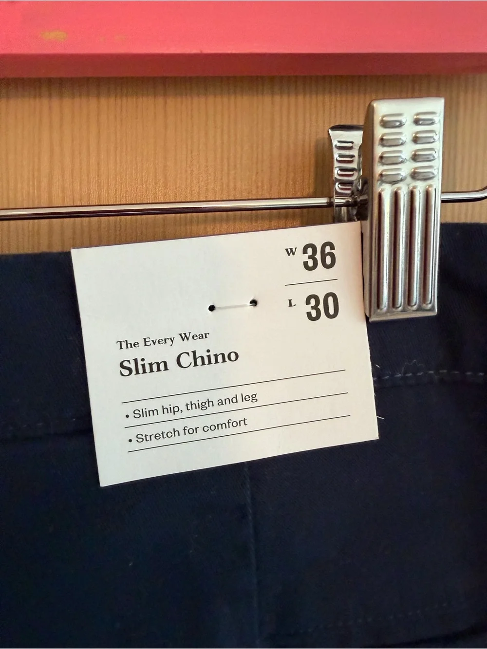 Men's Navy Chino Pants